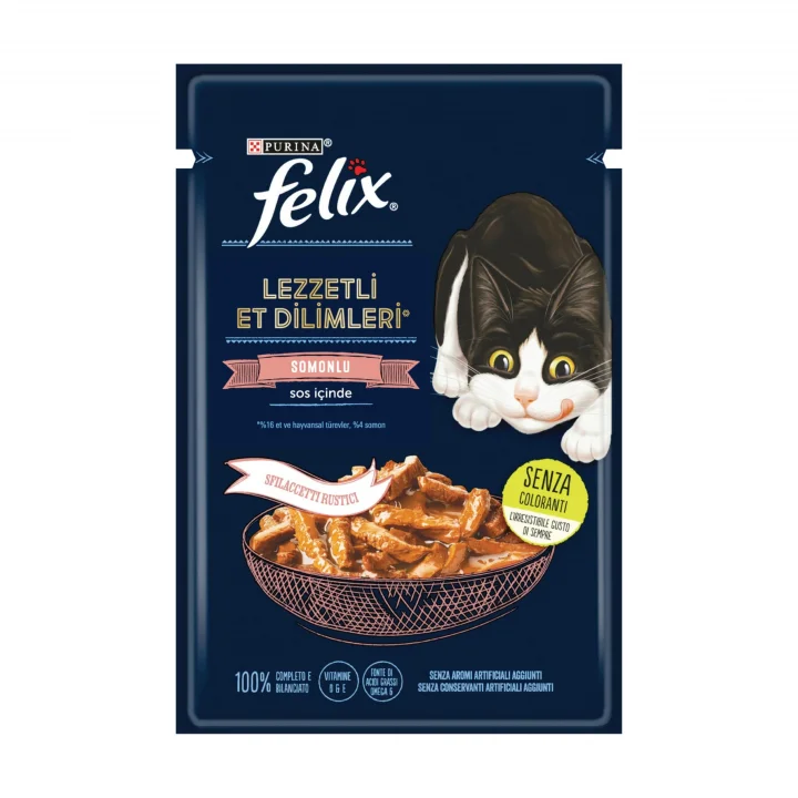 Lezzetli Dilimler Somonlu 80 Gr Tekli Paket