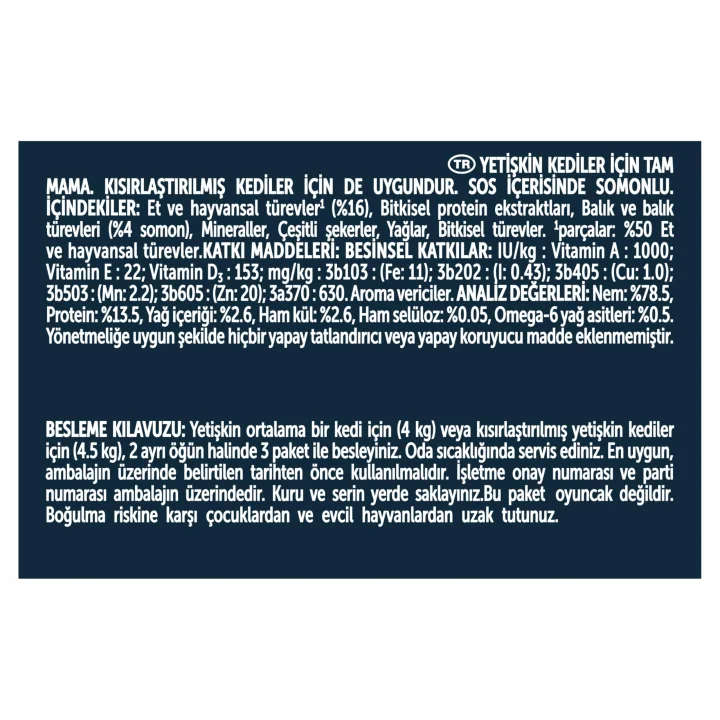 Lezzetli Dilimler Somonlu 80 Gr Tekli Paket