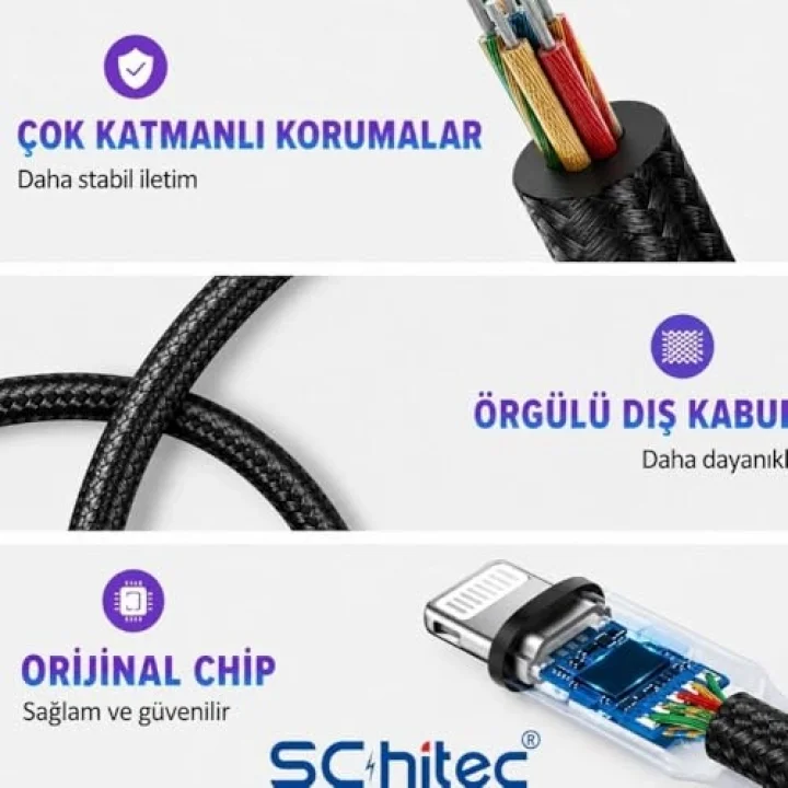 Lightning to 3.5mm AUX Dönüştürücü 10cm Siyah HG/AXT-01
