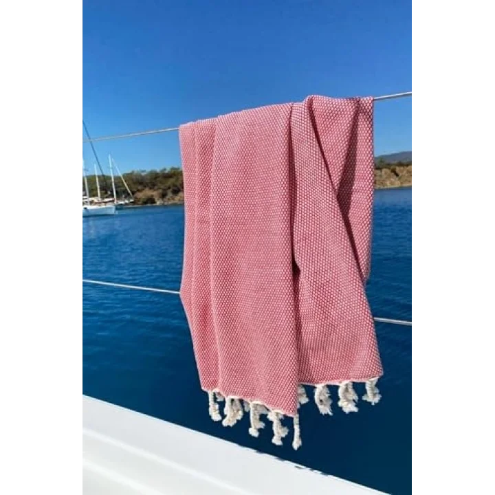 Likya Peştemal Kırmızı