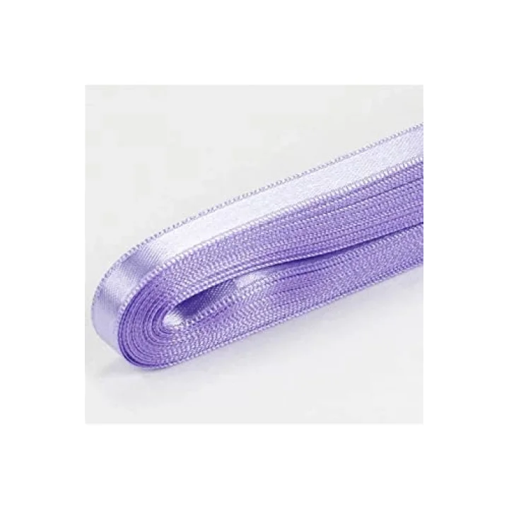 Lila Saten Kurdela 1 Cm. X 10 Metre (Lila)