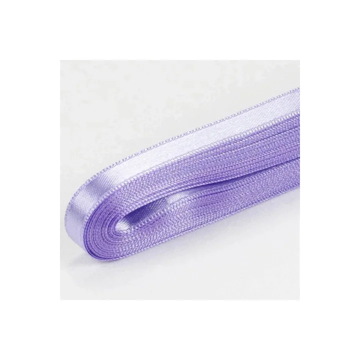 Lila Saten Kurdela 1 Cm. X 10 Metre (Lila)