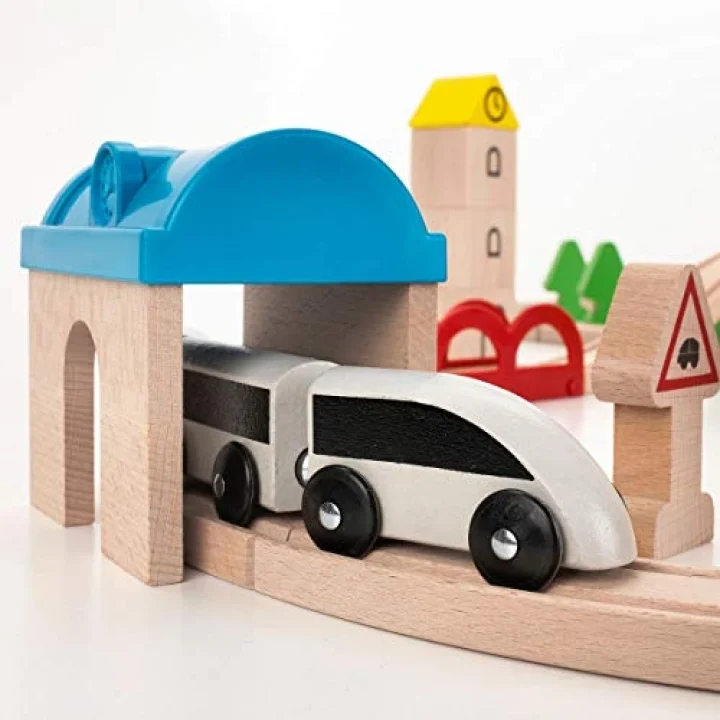 LILLABO 45 Parçalı Tren Seti Raylarla