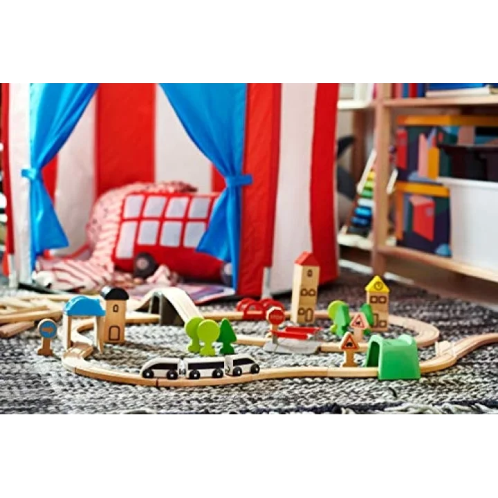 LILLABO 45 Parçalı Tren Seti Raylarla