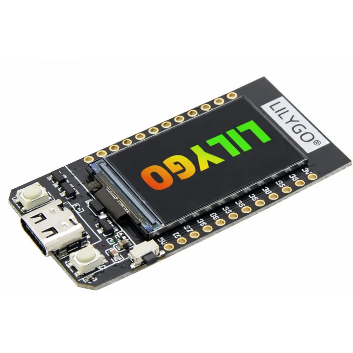 LilyGo Lılygo ESP32 CH340K T-Display Wifi Bluetooth Geliştirme Kartı - Type-C (Orijinal)