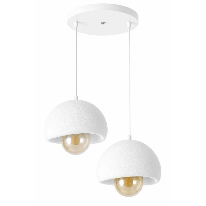 Limon 3D Desing 2 Li Sarkıt Avize Bohem Beton Görünüm Rustik E27 Modern Avize (E27 Ampul Dahildir.) YV-1-104