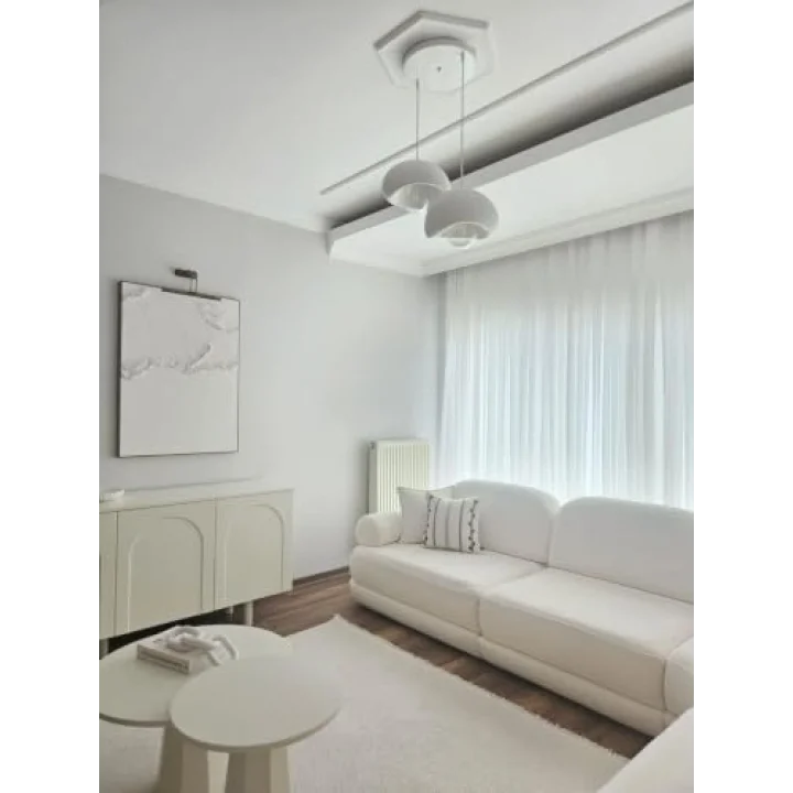 Limon 3D Desing 2 Li Sarkıt Avize Bohem Beton Görünüm Rustik E27 Modern Avize (E27 Ampul Dahildir.) YV-1-104