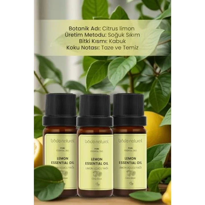 Limon Uçucu Yağı, 1 Paket (1 X 10 ml)