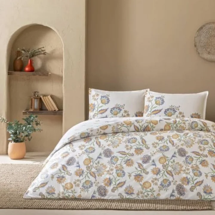 Linens Sc Allday Tresca Nevresim Takımı Tek Kişilik Turuncu