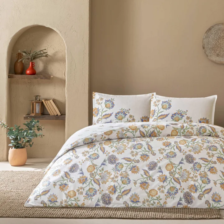 Linens Sc Allday Tresca Nevresim Takımı Tek Kişilik Turuncu