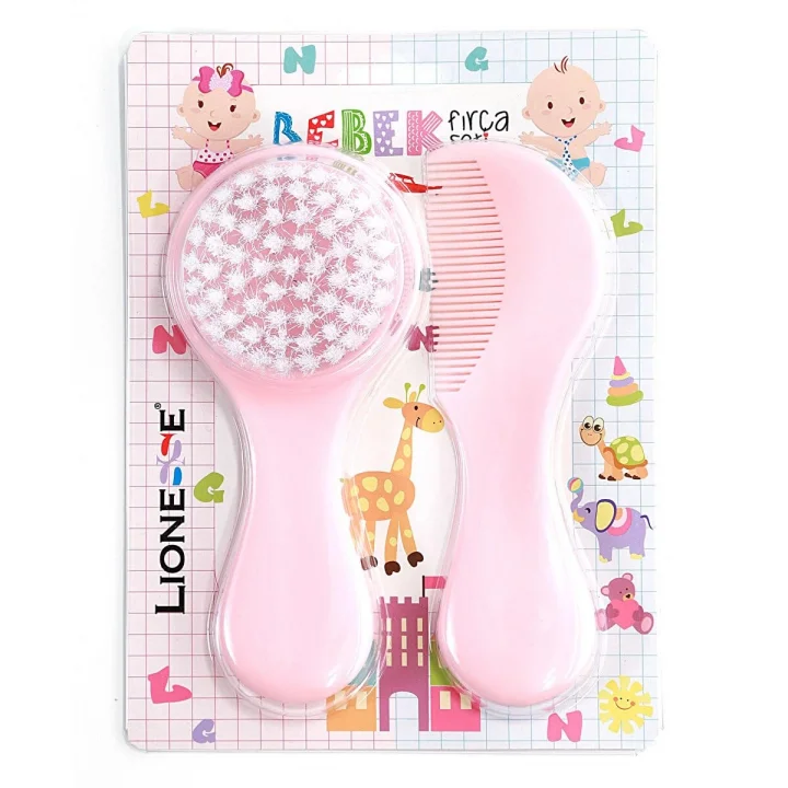 Lionesse Bebek Fırça Seti Pembe 2010