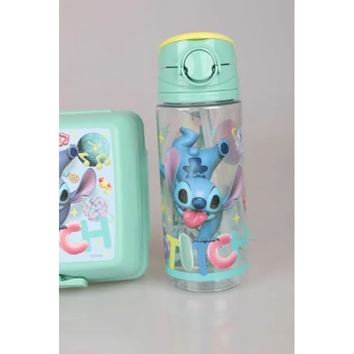Lisanslı 500 ml Matara ve 2 Katlı Beslenme Kabı Yemek Seti