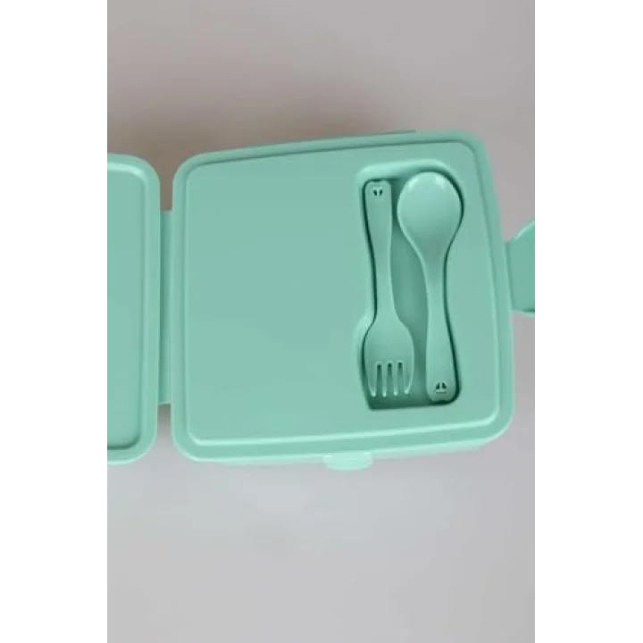 Lisanslı 500 ml Matara ve 2 Katlı Beslenme Kabı Yemek Seti