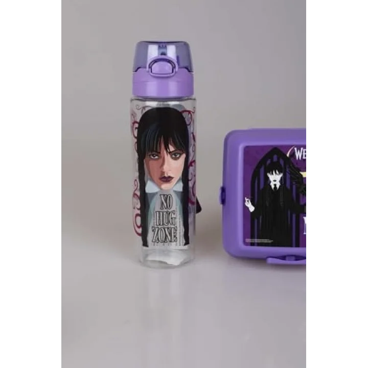 Lisanslı 700 mL Trıtan Matara Ve 2 Katlı Beslenme Kabı Yemek Seti