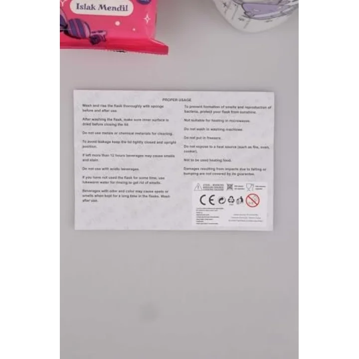 Lisanslı 700 mL Trıtan Matara Ve 2 Katlı Beslenme Kabı Yemek Seti