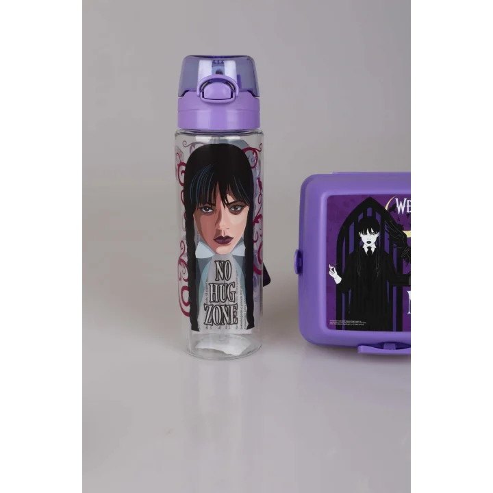 Lisanslı 700 mL Trıtan Matara Ve 2 Katlı Beslenme Kabı Yemek Seti