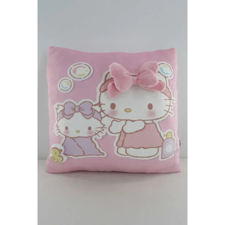 Lisanslı Hello Kitty 3D Baskı Kare Yastık, 2022044410100