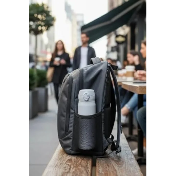 Lisanslı Klasik Serisi Flip Top Yalıtımlı Termos 450 Ml Çift Katmanlı Çelik Beyaz, 2019306610101