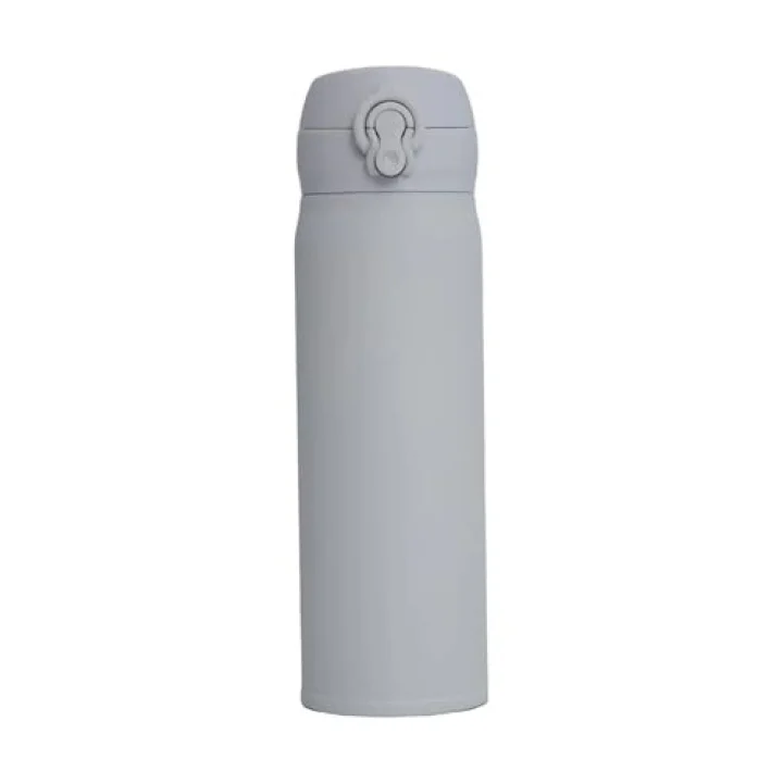 Lisanslı Klasik Serisi Flip Top Yalıtımlı Termos 450 Ml Çift Katmanlı Çelik Beyaz, 2019306610101