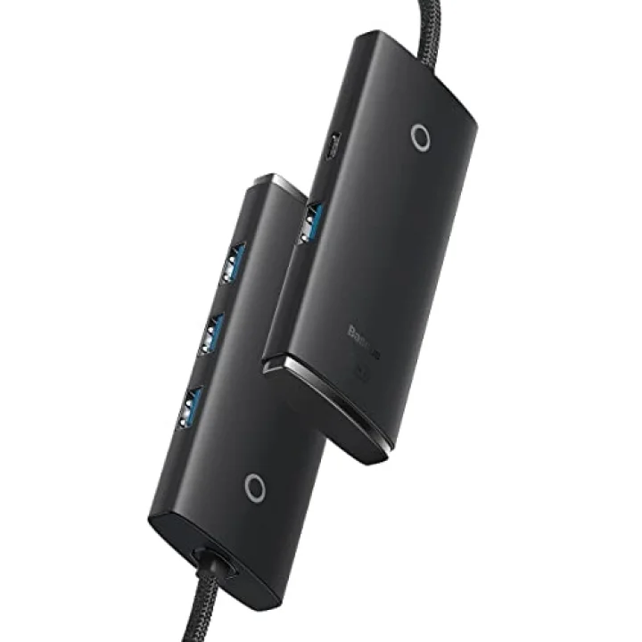 Lite 4in1 Multifonksiyonel Type-C Hub Dock Station Siyah