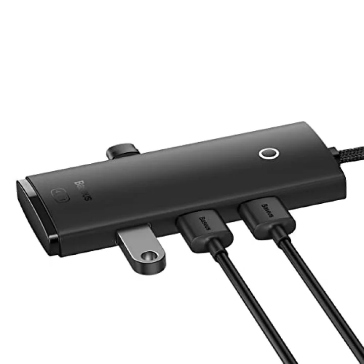 Lite 4in1 Multifonksiyonel Type-C Hub Dock Station Siyah