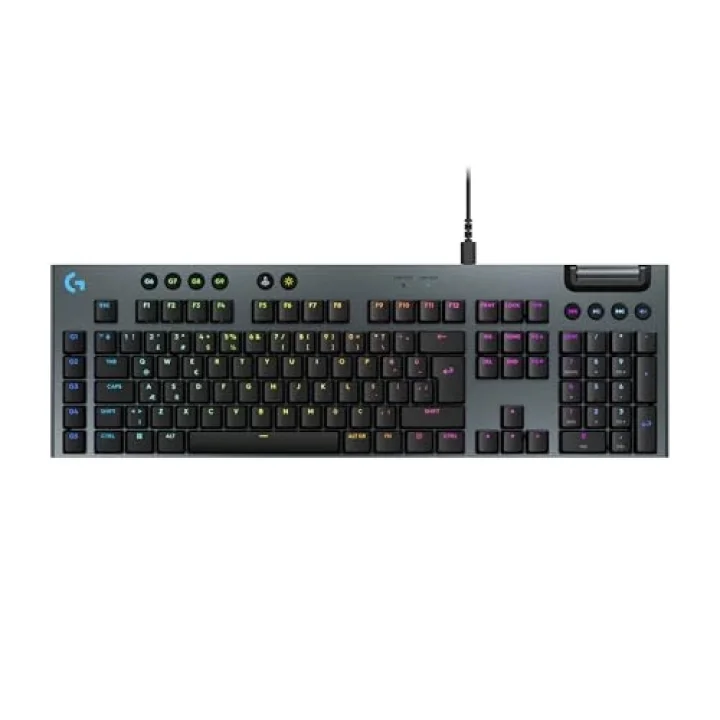 Logitech G G915 X Tactile Kablolu Düşük Profilli RGB Aydınlatmalı PC/Mac için Mekanik İngilizce Q Oyun Klavyesi, Siyah