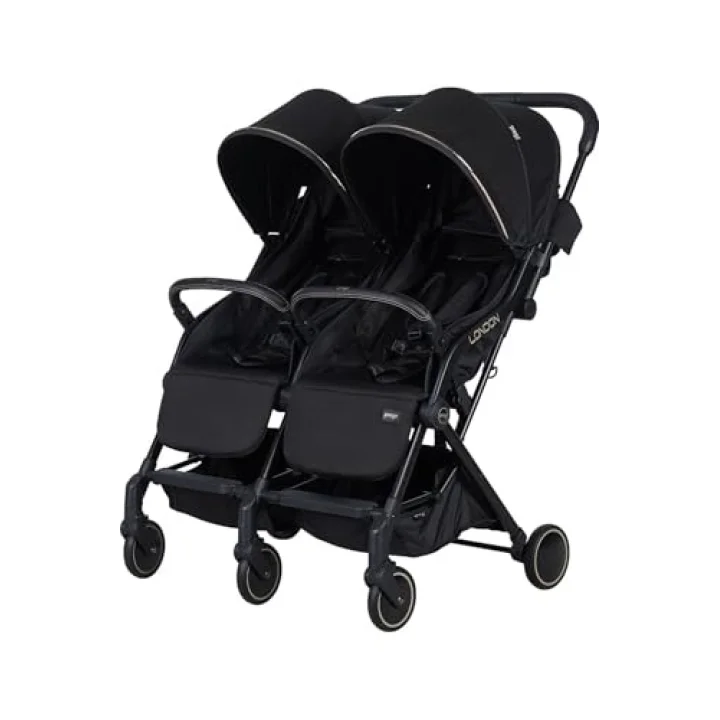 London İkiz Bebek Arabası 2236 Siyah