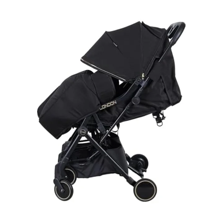 London İkiz Bebek Arabası 2236 Siyah