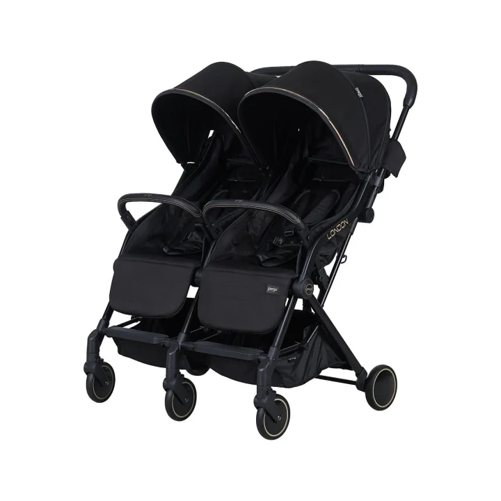 London İkiz Bebek Arabası 2236 Siyah