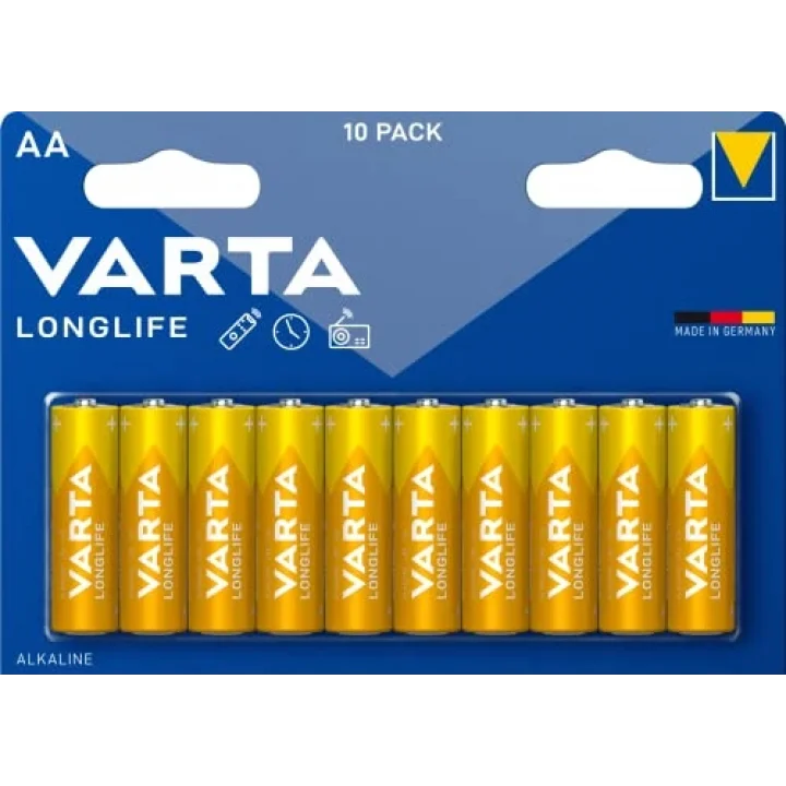 Longlife AA Alkalin kalem pil 10lu paket