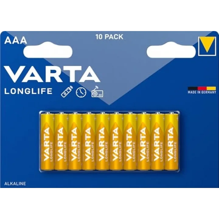 Longlife AAA Alkalin kalem pil 10lu paket