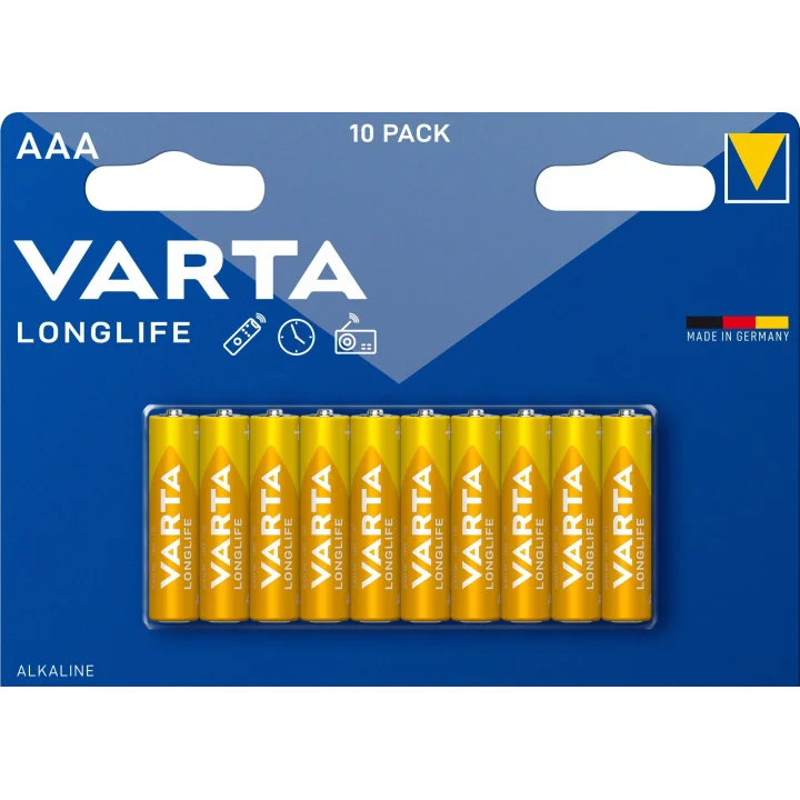 Longlife AAA Alkalin kalem pil 10lu paket