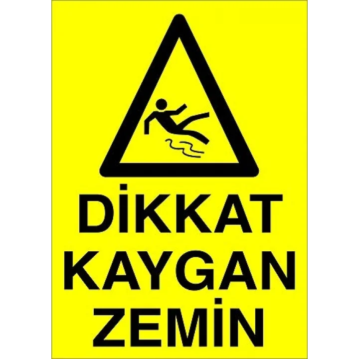 LOREX LR-IS816 Dikkat Kaygan Zemin Uyarı Levhası