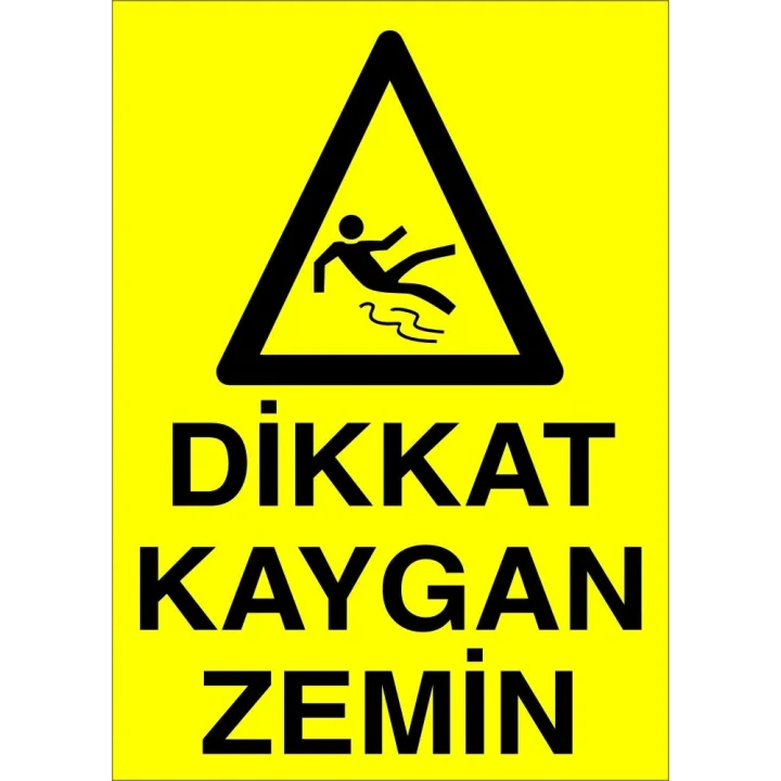 LOREX LR-IS816 Dikkat Kaygan Zemin Uyarı Levhası