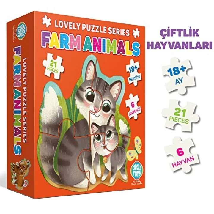 Lovely Puzzle Farm Animals