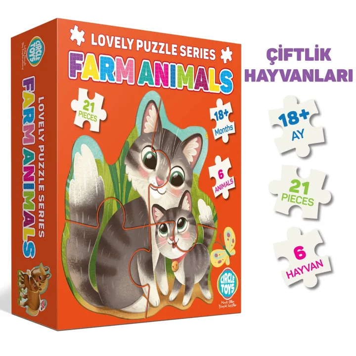Lovely Puzzle Farm Animals