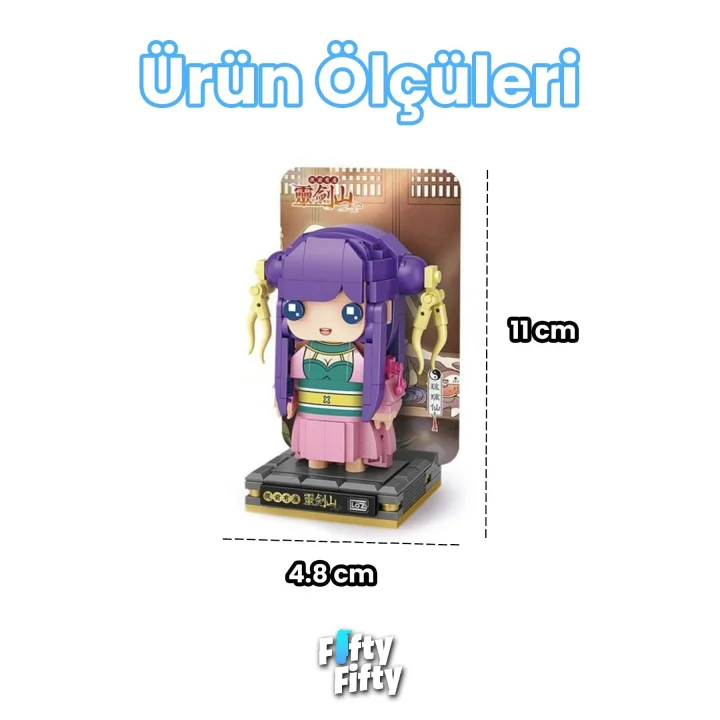 Loz Micro Anime Serisi 1337 Modeli 312 Parça Dekoratif Oyuncak Yapım Seti Yapı Blok FFLZ-1337