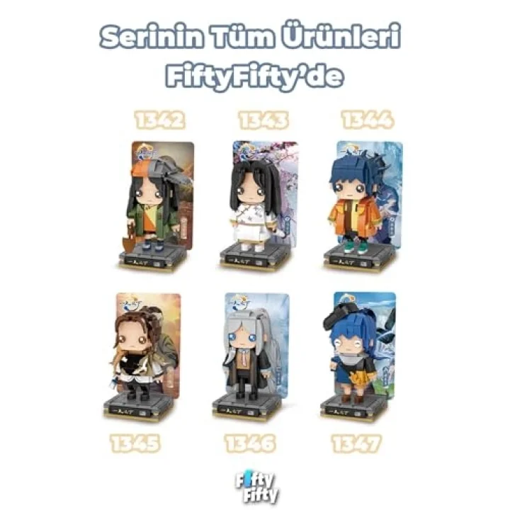 Loz Micro Anime Serisi 1343 Modeli 249 Parça Dekoratif Oyuncak Yapım Seti Yapı Blok FFLZ-1343