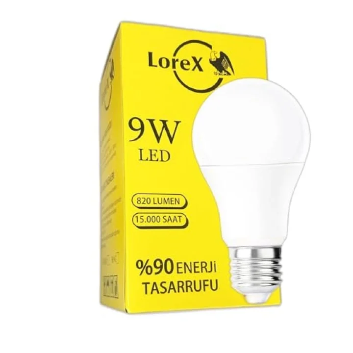 LR-LA09 9W Led Ampul, Led Tasarruflu Ampul