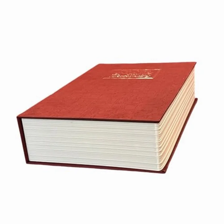 LR-SBR Kitap Şeklinde Gizli Kasa - Kumbara - Kırmızı