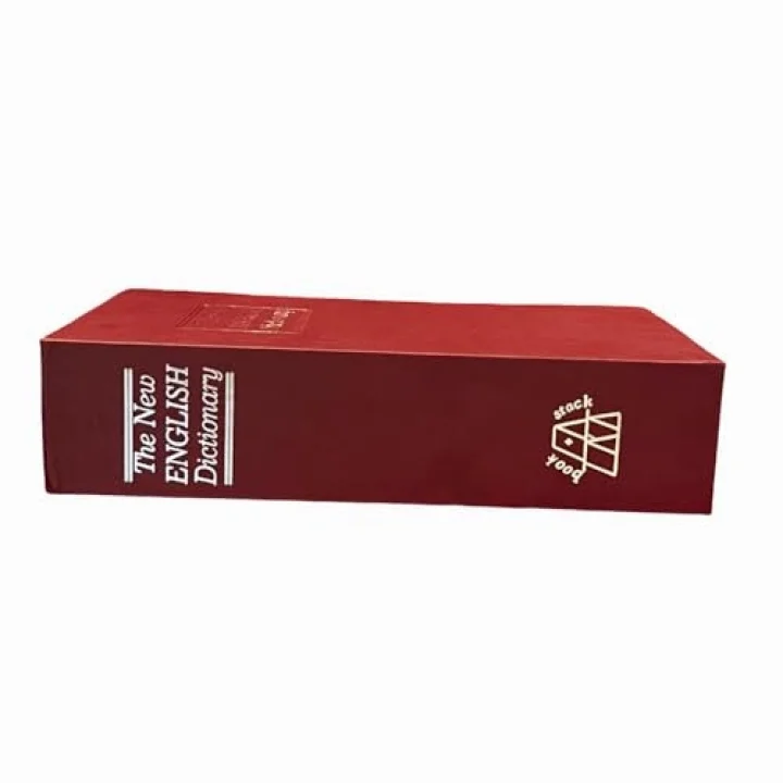LR-SBR Kitap Şeklinde Gizli Kasa - Kumbara - Kırmızı