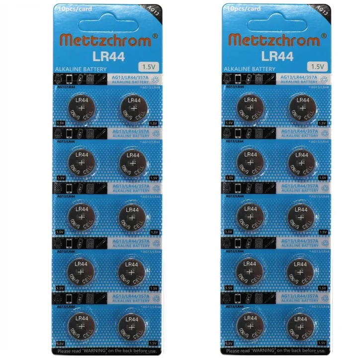 LR44 AG13 A76 357A SR44SW 1.5 Volt Alkalin Oyuncak Pili 20li Tek Kullanımlık