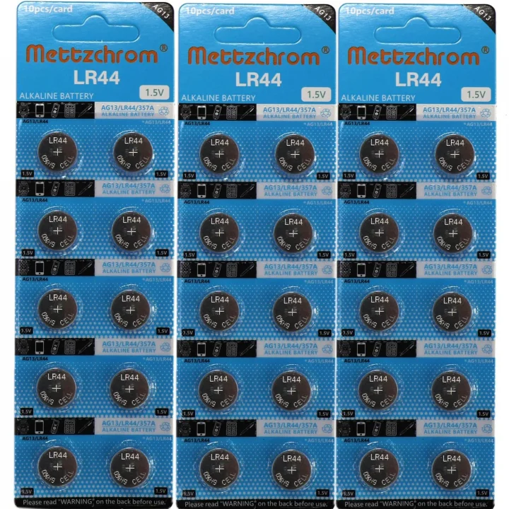 LR44 AG13 A76 357A SR44SW 1.5 Volt Oyuncak Pili 30lu