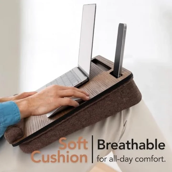 LS023 Minderli Laptop Sehpası (Ceviz)