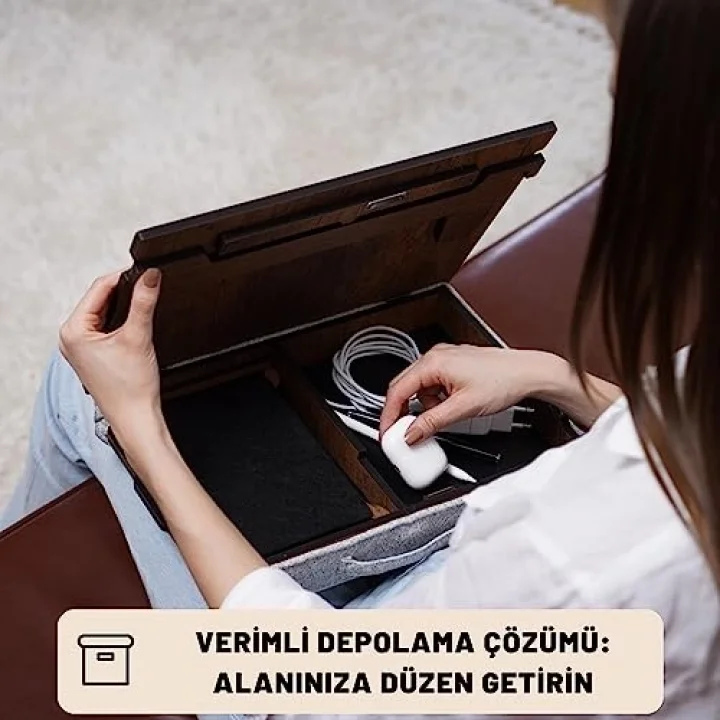 LS051 Minderli Eğim Ayarlanabilir Mousepadli Laptop Sehpası