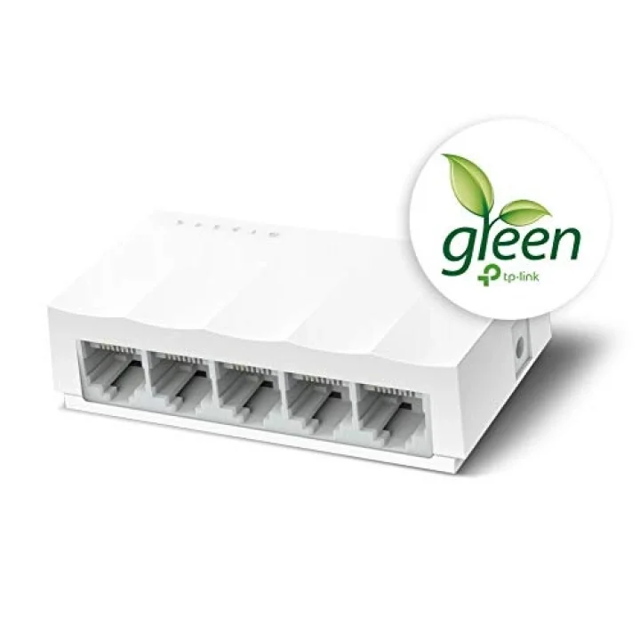 LS1005 Ethernet Çevirici 5 Port, 10/100 Mbps, Beyaz