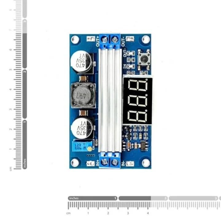LTC1871 3.5V-30V 10A Voltmetre Ayarlanabilir Voltaj Yükseltici Regülatör Modül