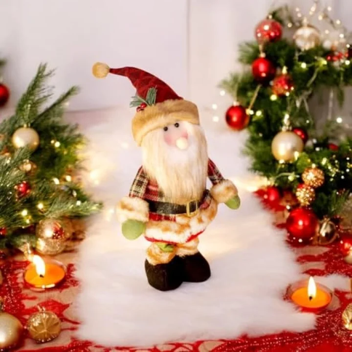 LÜKS DEKORATİF YILBAŞI NOEL BABA AYAKLARI UZAYAN 65CM
