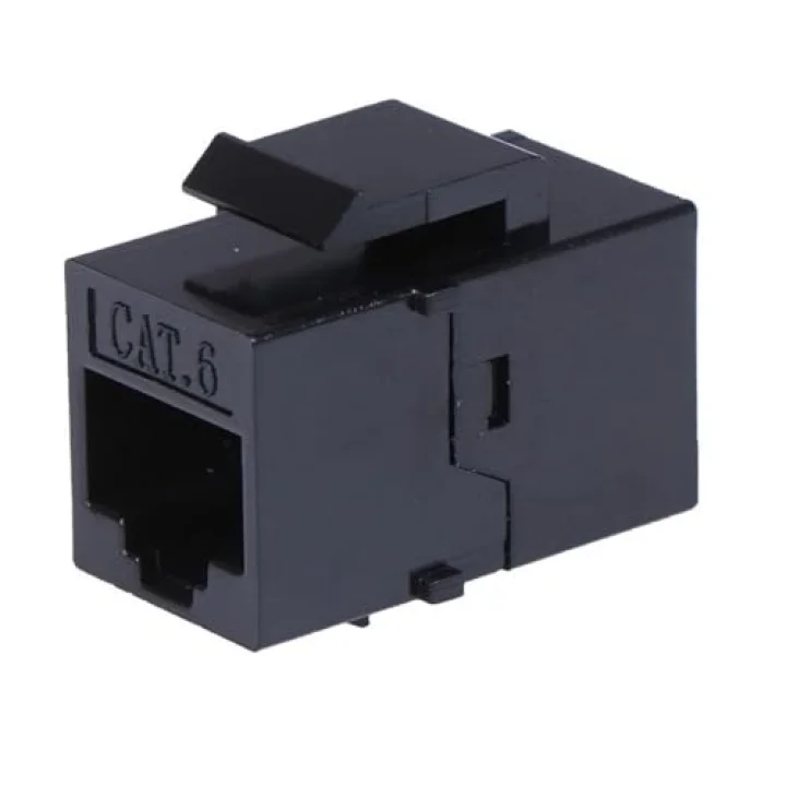 LUNATİC 25454 RJ45 CAT6 DİŞİ/DİŞİ 8P-8C ARA KAPLİN COUPLER ADAPTÖR SİYAH