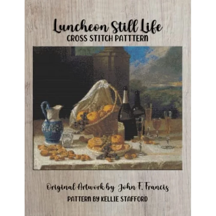 Luncheon Still Life Cross Stitch Pattern: Original Artwork by John F. Francis
